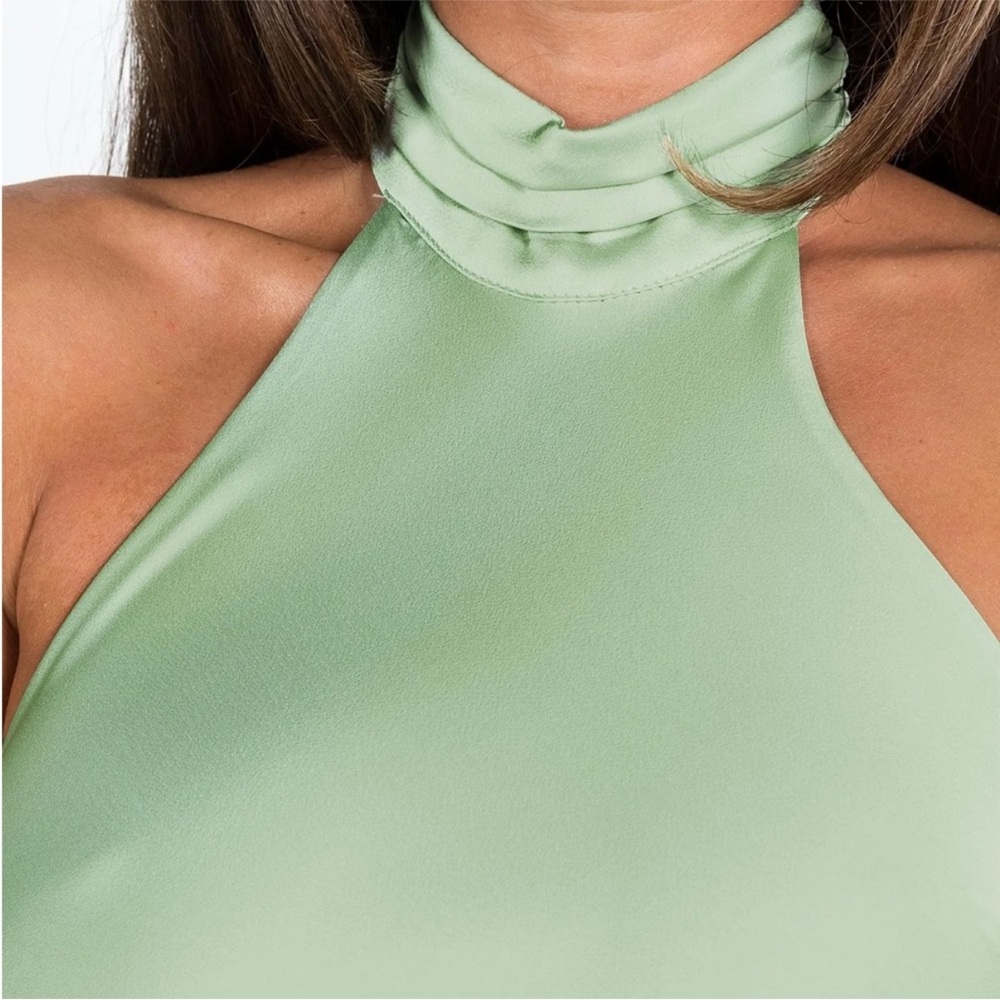 Princess Polly Mint Backless Dress - Picture 3 of 6